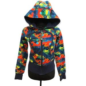 Lululemon rare camo paint splatter scuba hoodie